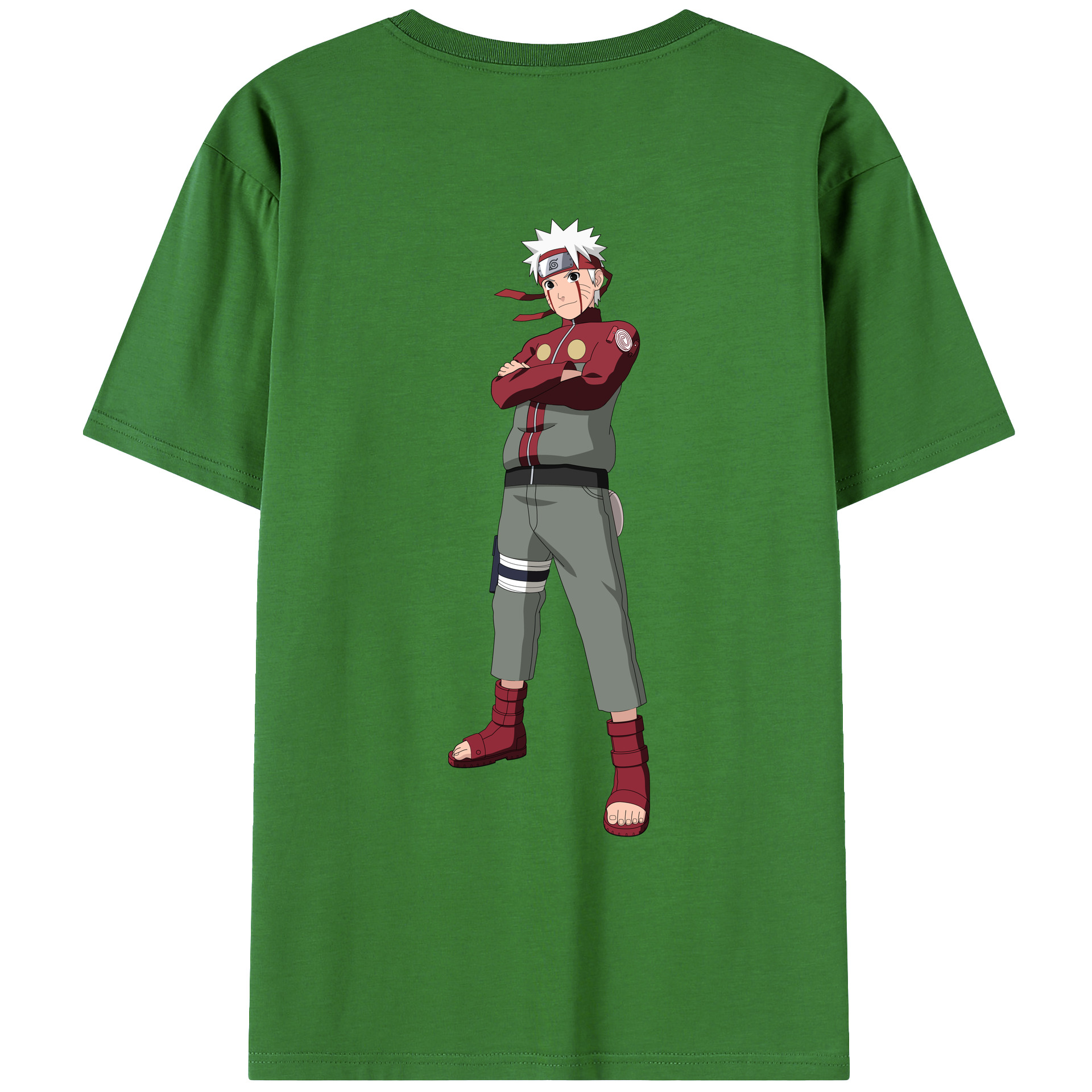 （画像用） NARUTO -ナルト- うずまき ナルト Uzumaki Naruto レディース半袖Tシャツ(バックプリント)